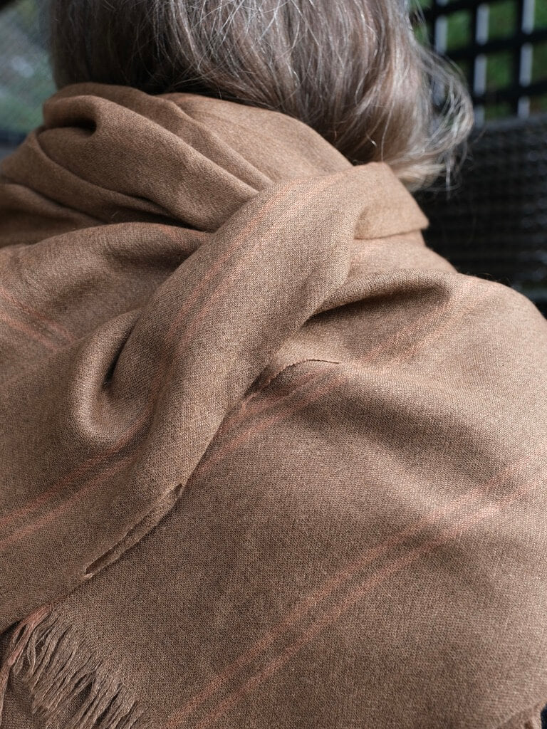 Chic Slit Scarf in Sand