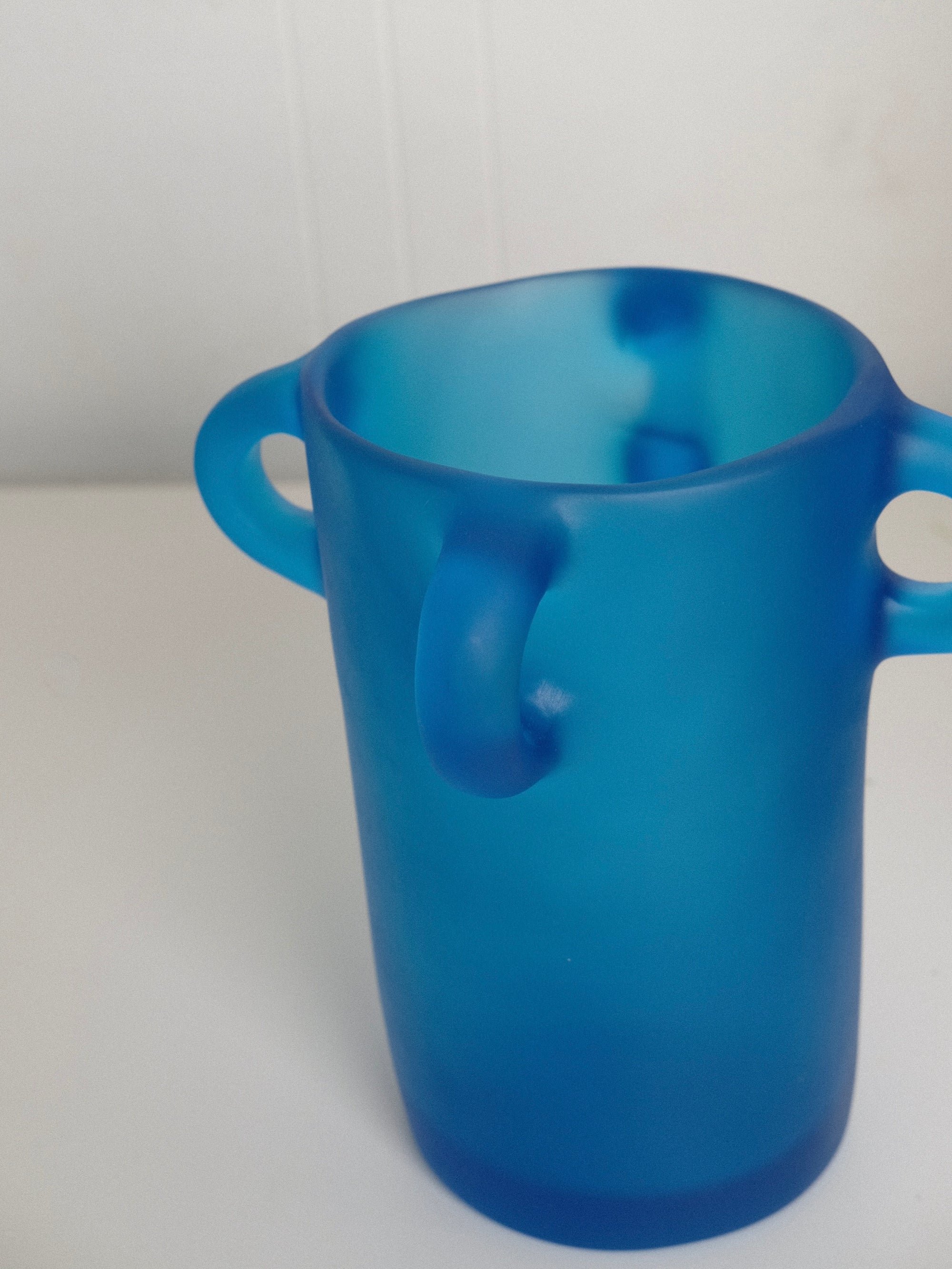 Small Loopy Vase in Pool Blue