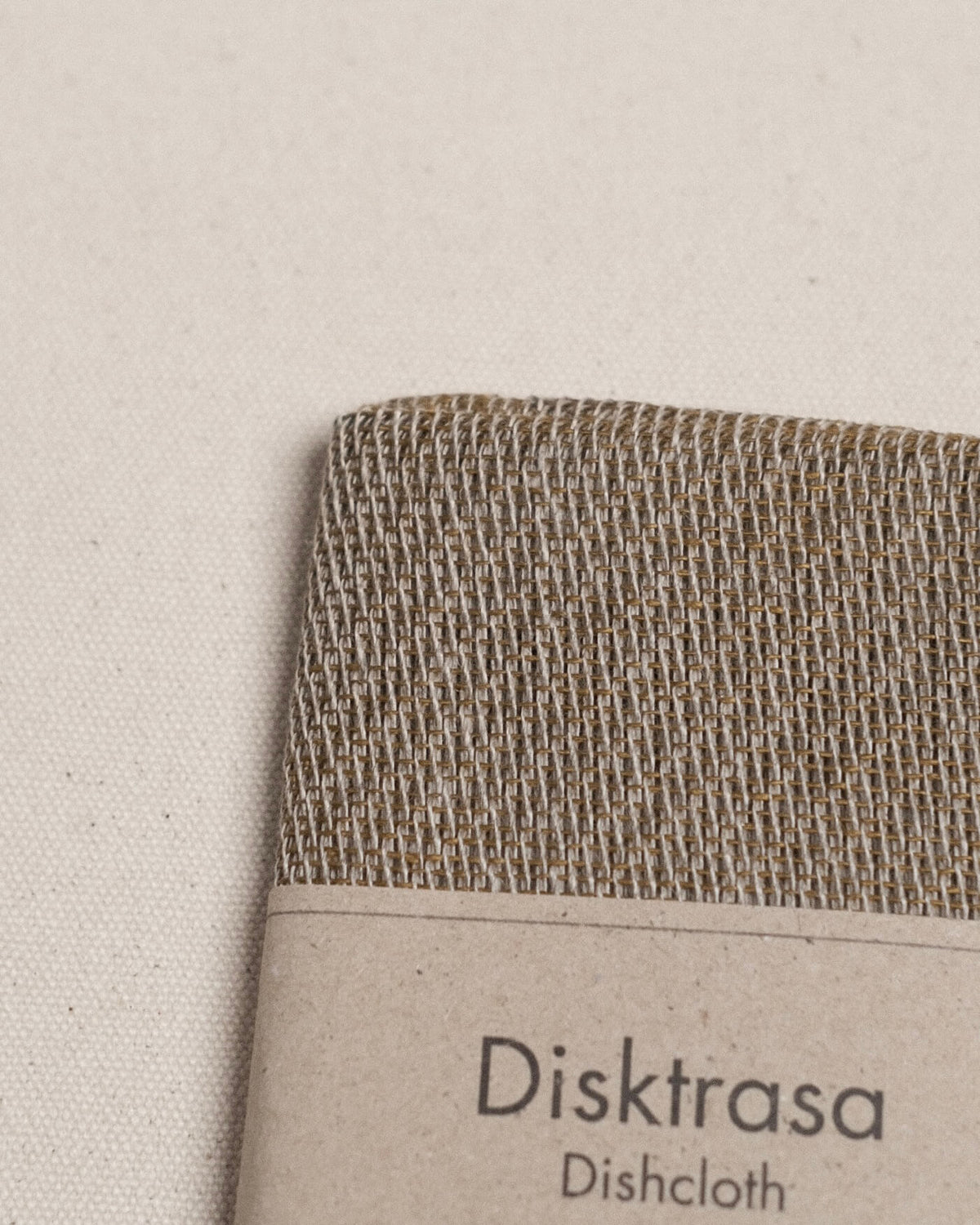 Linen Dishcloth in Ochre