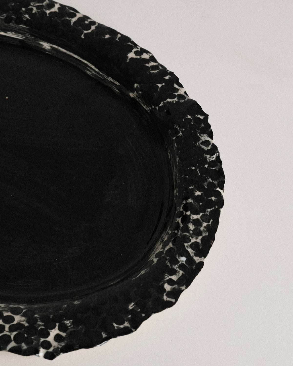 Oval Polka Dot Platter