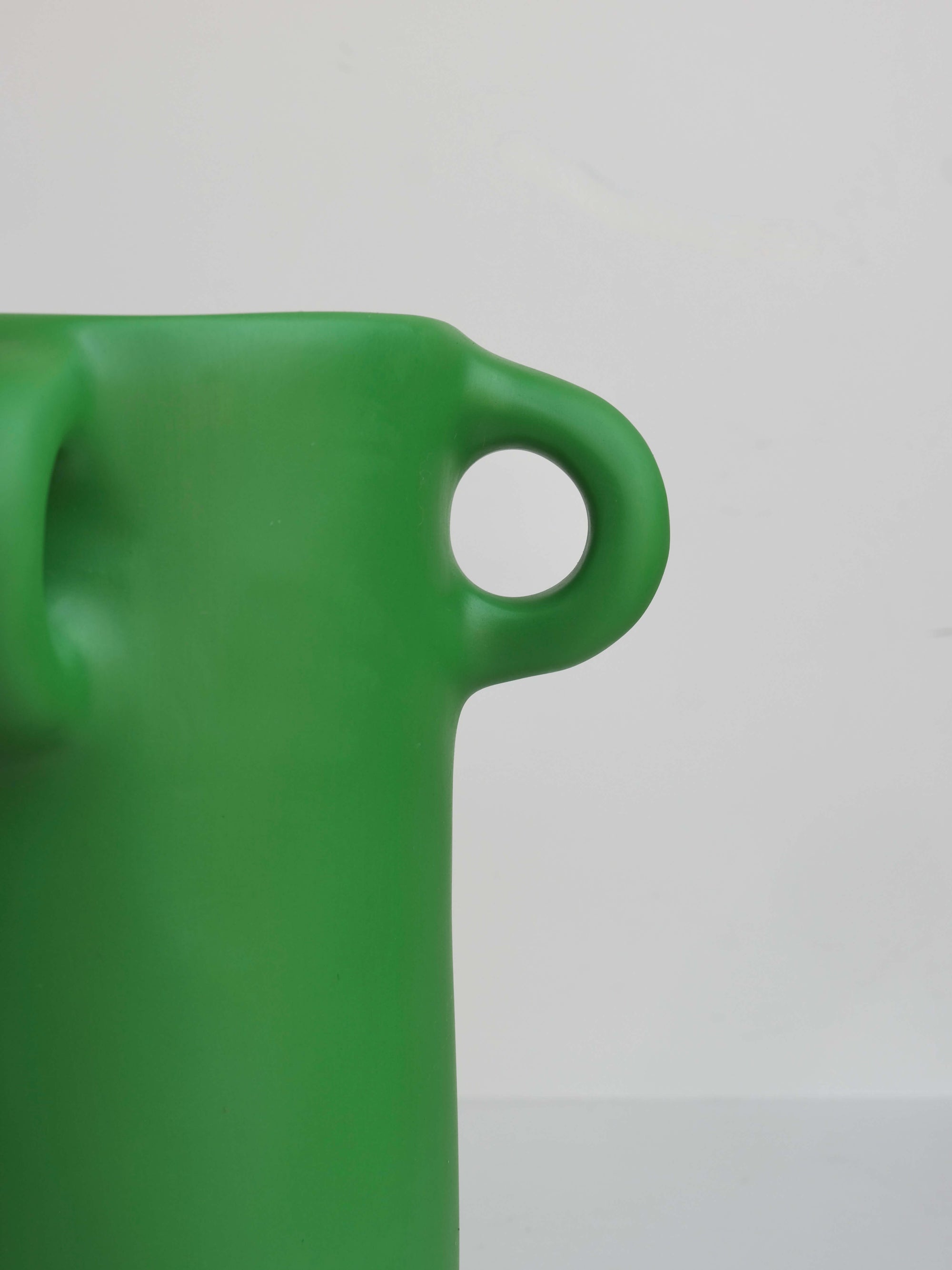 Small Loopy Vase in Green by Tina Frey