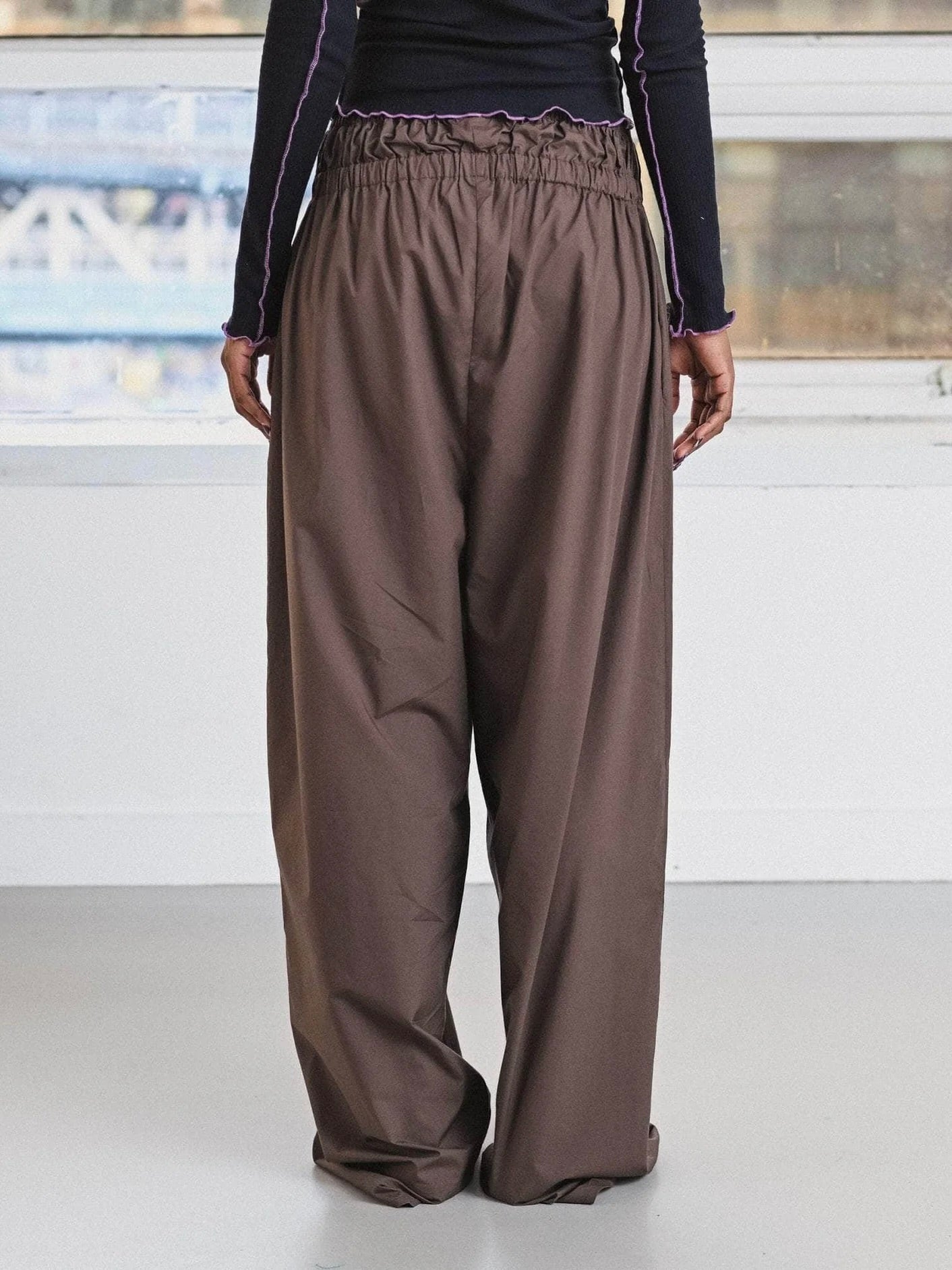 Tin Pant in Brown