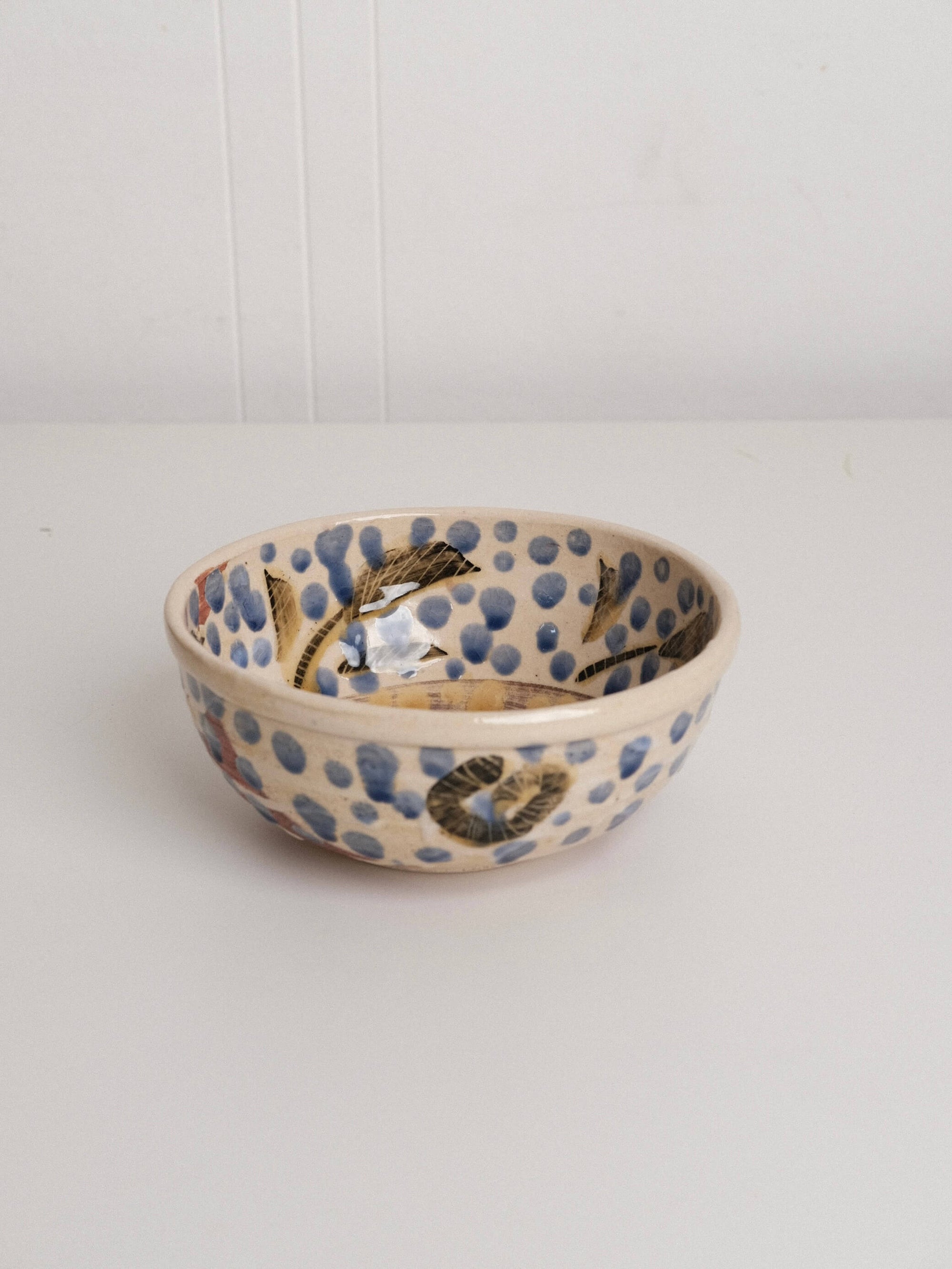 Leaves and Swirls Serving Bowl