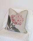 Linen Hydrangea Cushion
