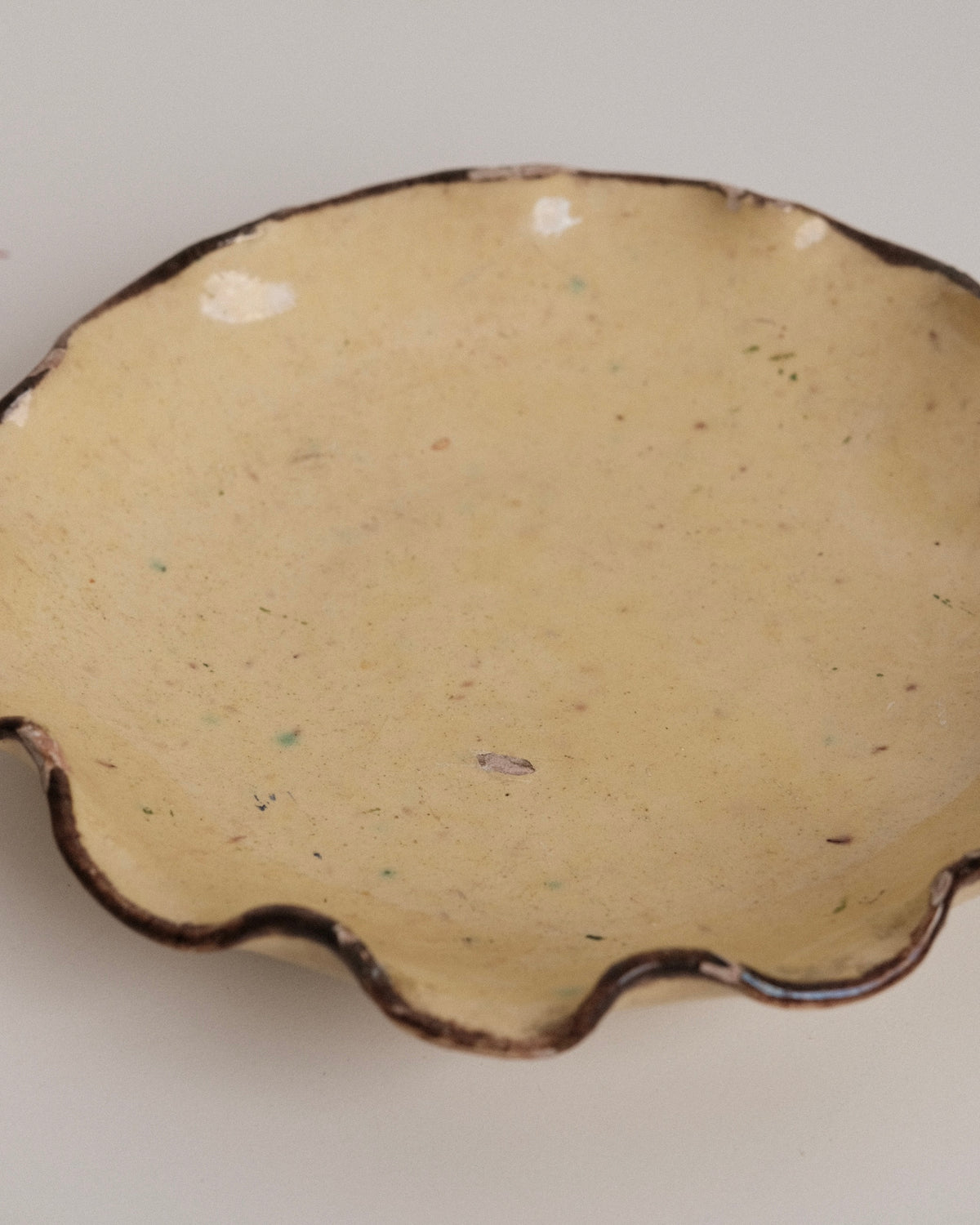 Vintage French Ruffle Plate