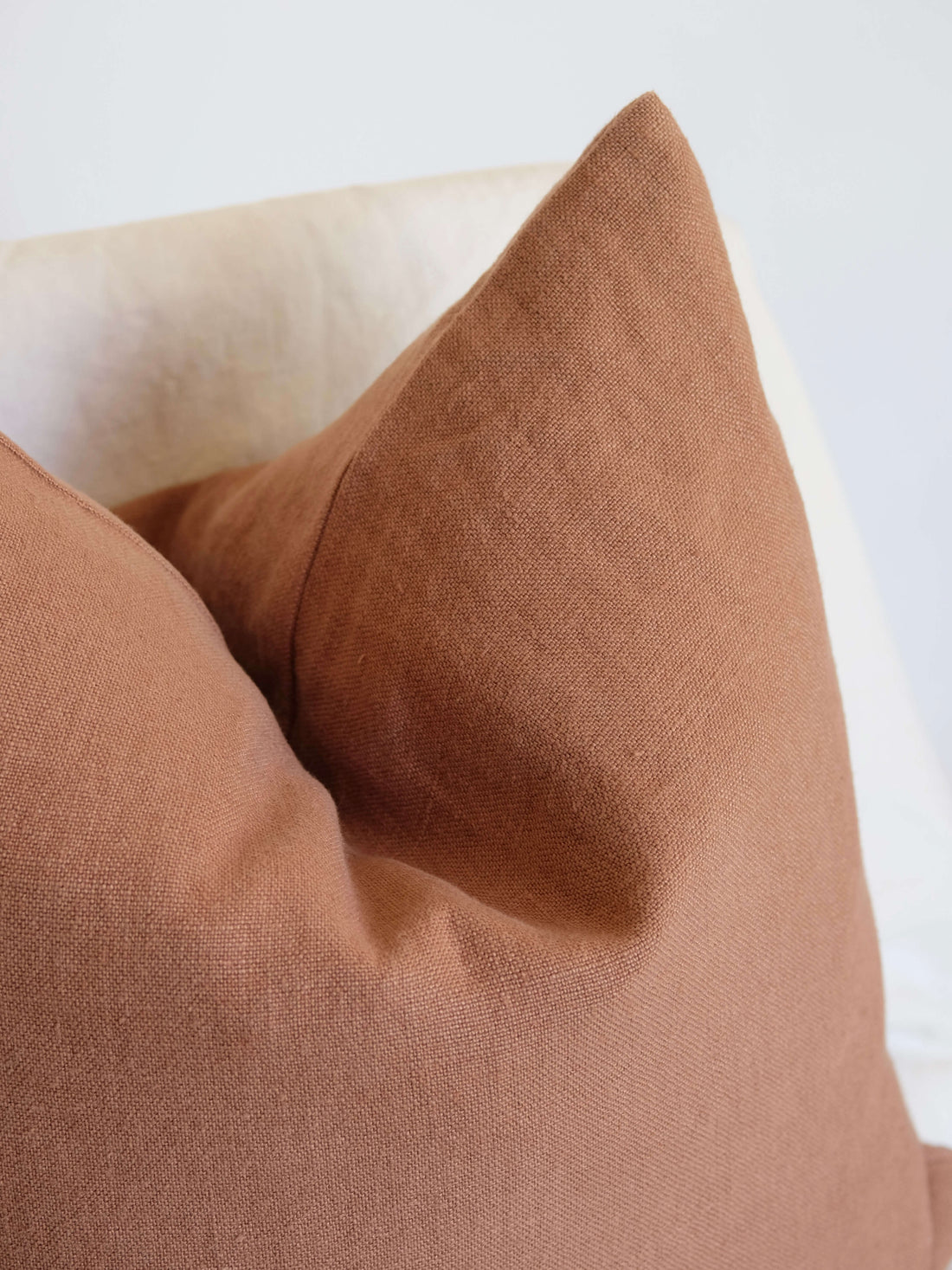 Linen Pillow in Cinnamon by Libeco