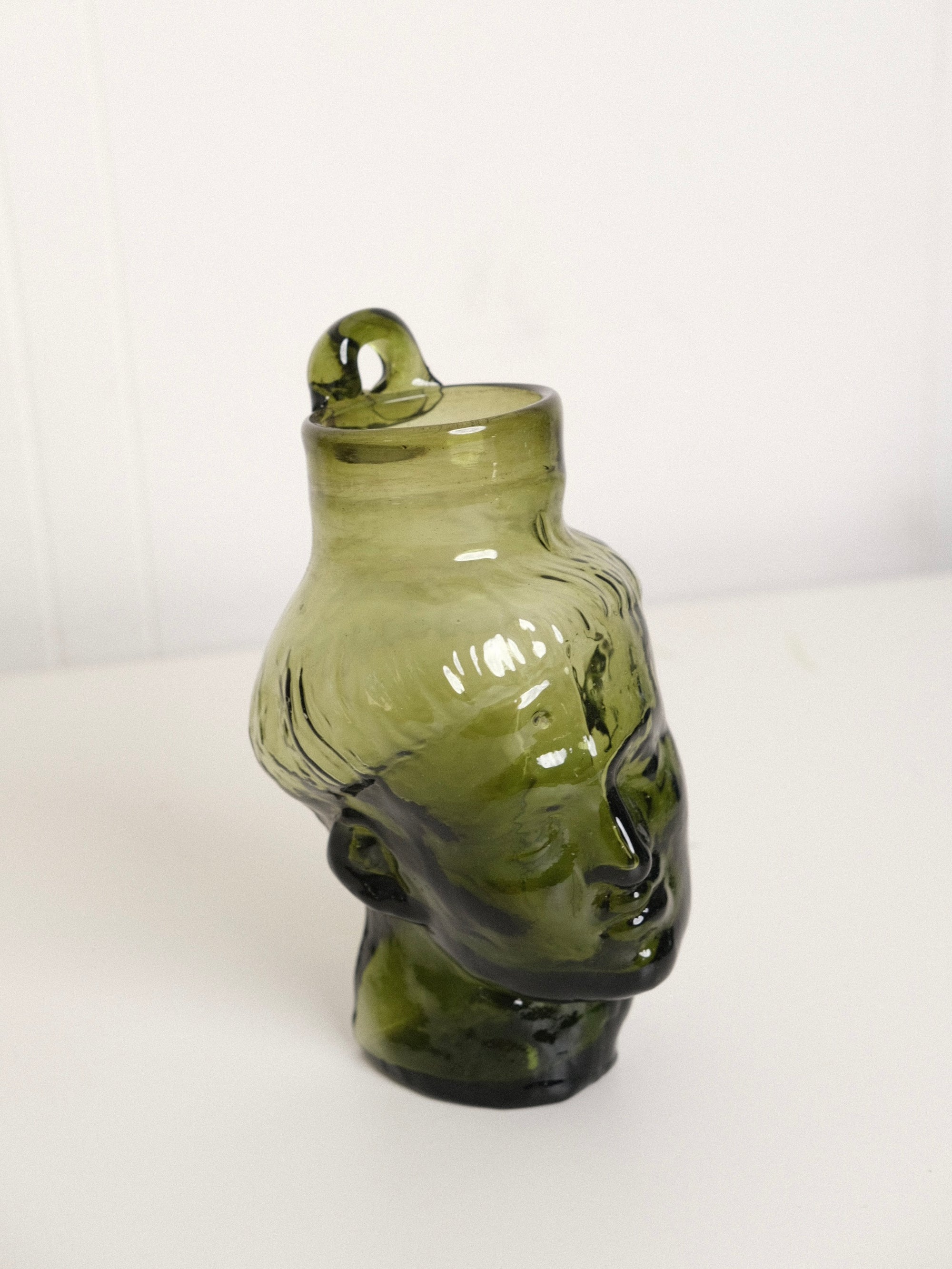 Simon Wall Mounted Vase in Olive