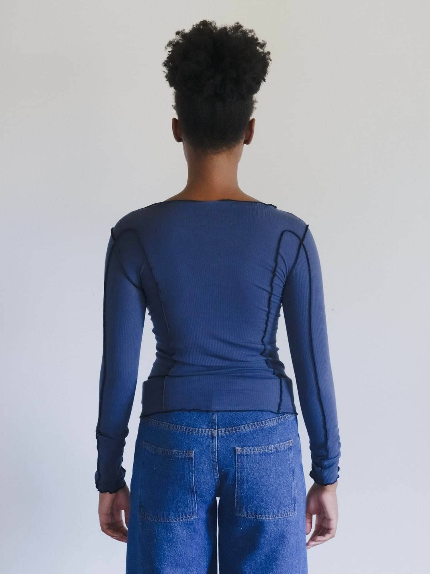 Omato Long Sleeve in Preston Blue