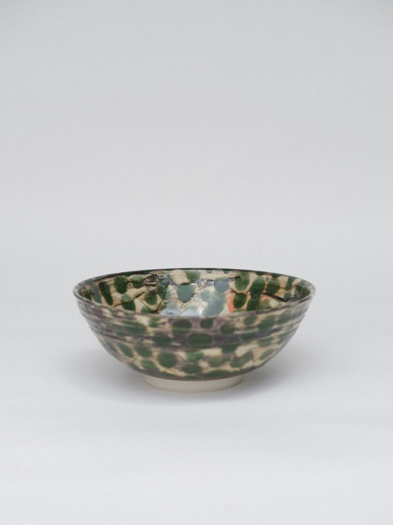 Green Polka Dot Bowl