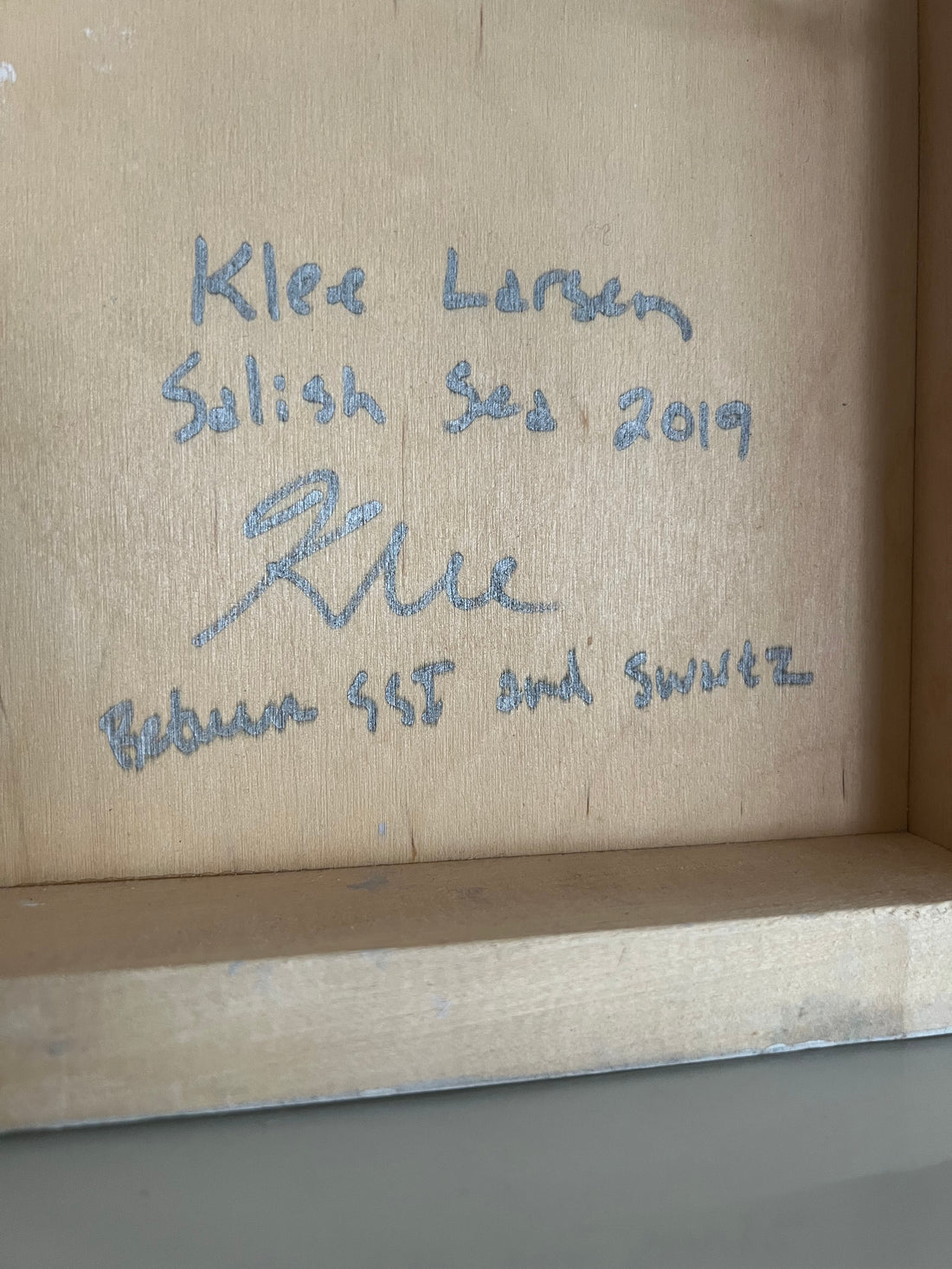Salish Sea by Klee Larsen