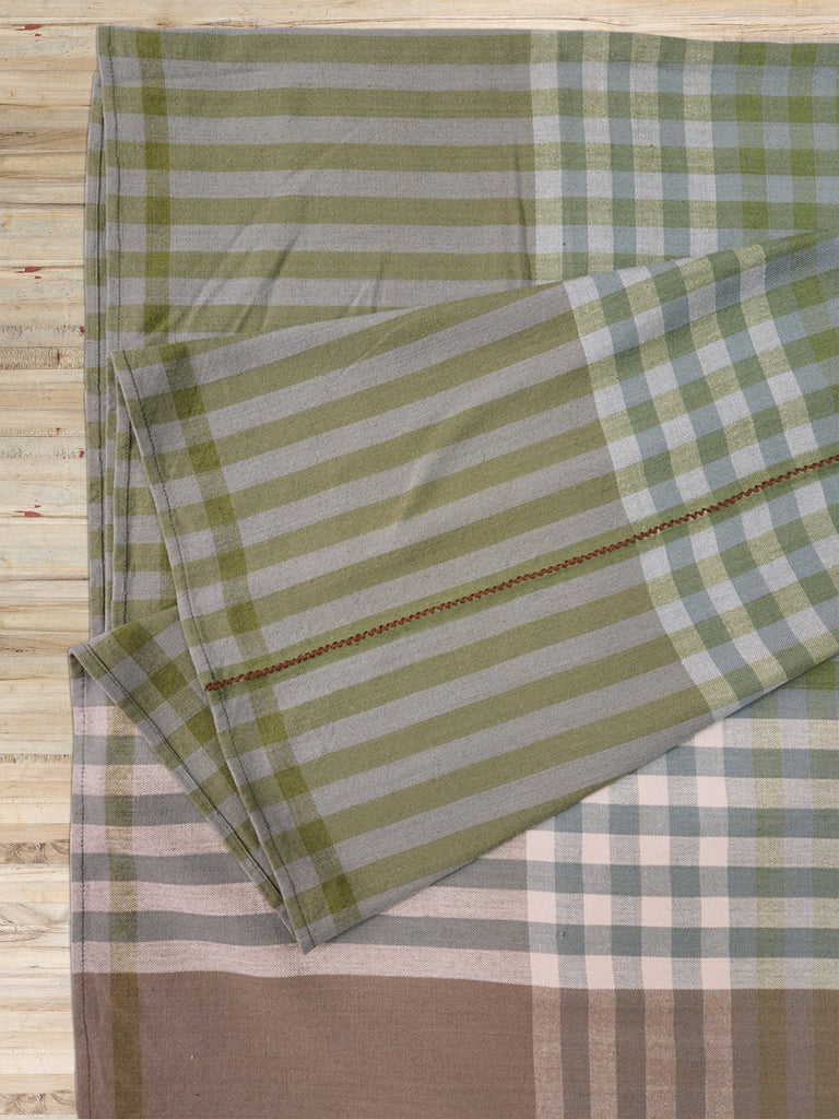 Plaid Tablecloth in Sage