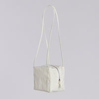 Toast Purse in White Crinkle