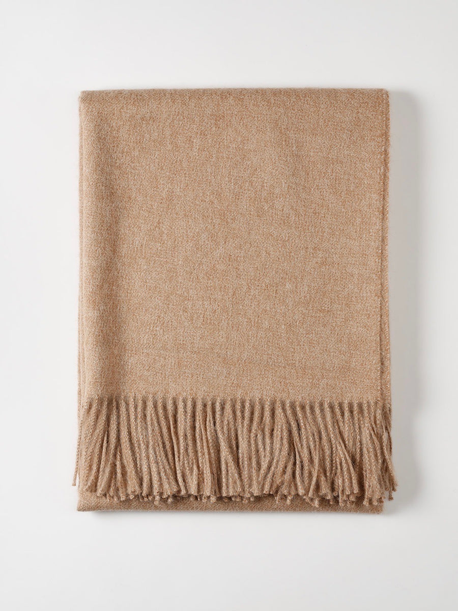 Camel Alpaca Blanket by Linen Way