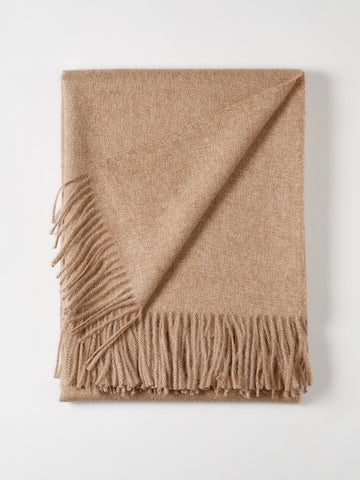 Camel Alpaca Blanket by Linen Way