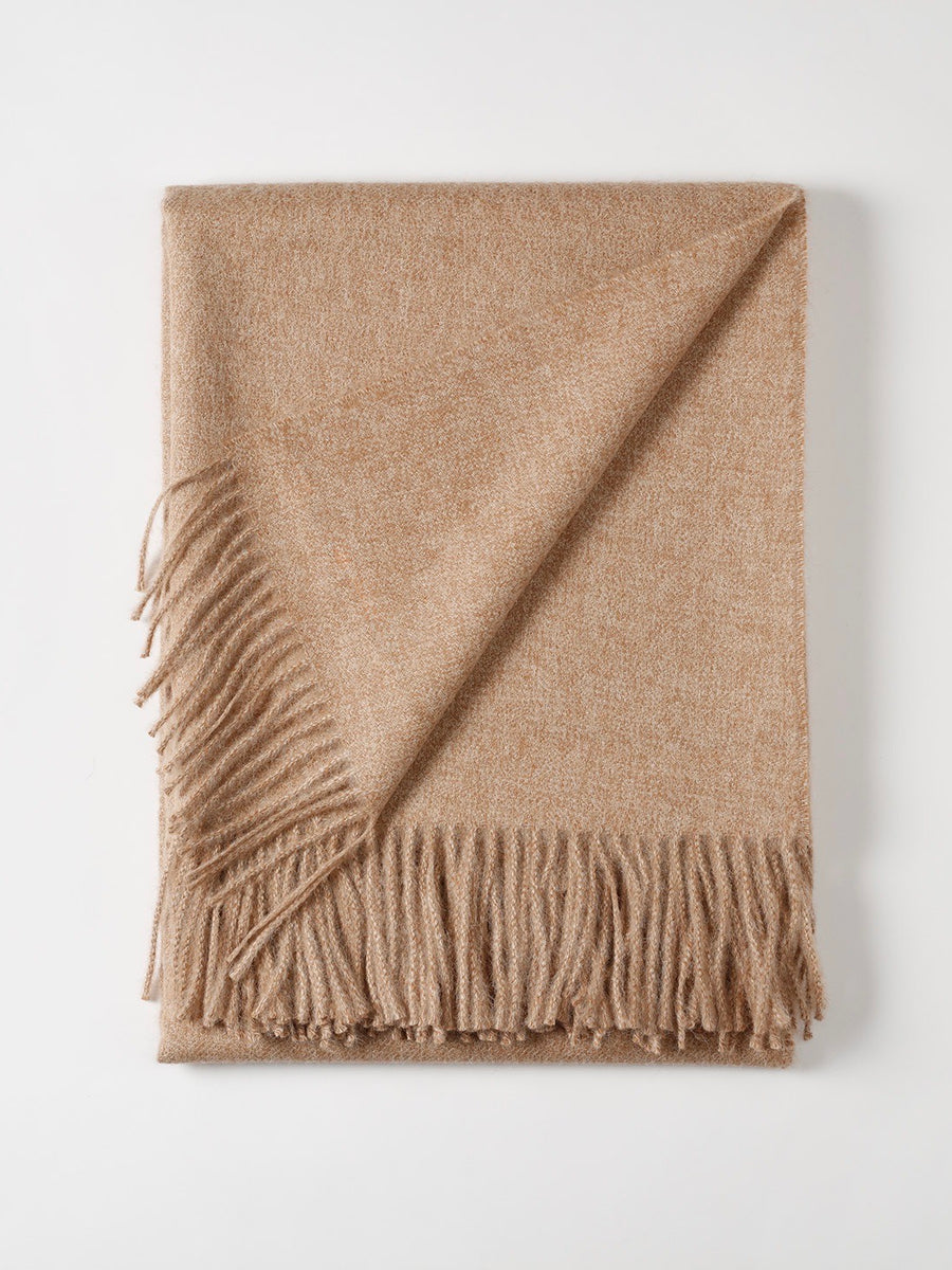 Camel Alpaca Blanket by Linen Way