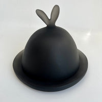 Lapin Butter Dish in Black by Tina Frey