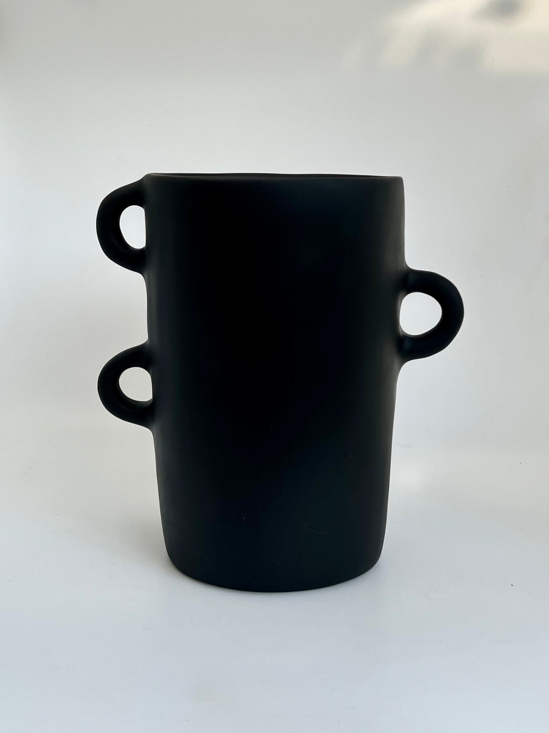 Loopy Vase in Black by Tina Frey