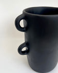 Loopy Vase in Black by Tina Frey