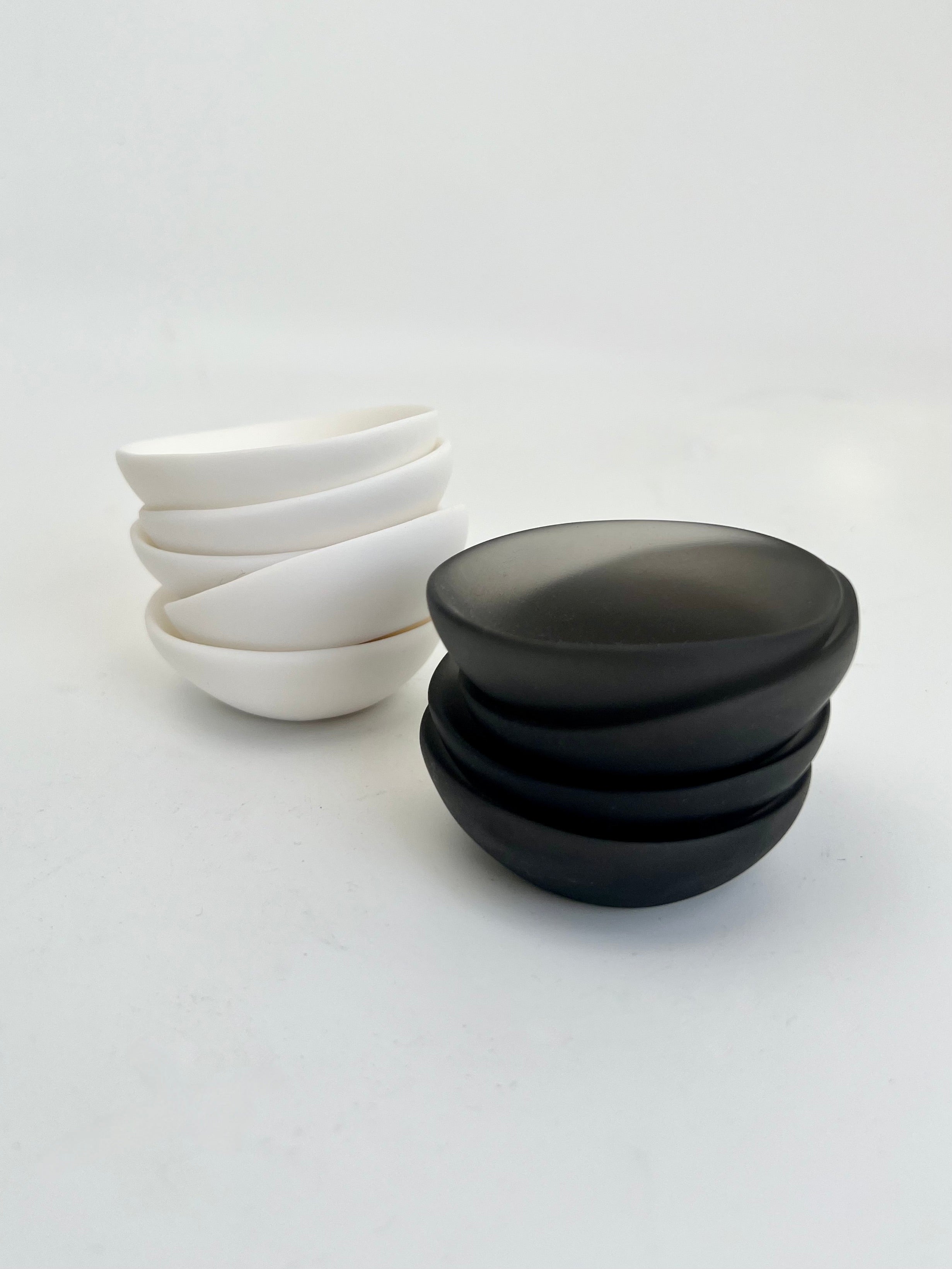 Sculpt Condiment Bowl in White by Tina Frey