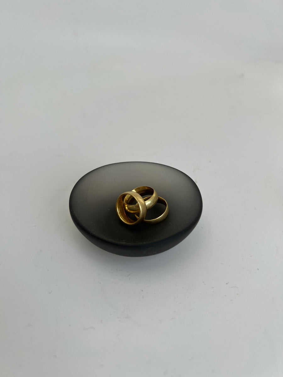 Sculpt Condiment Bowl in Matte Black by Tina Frey