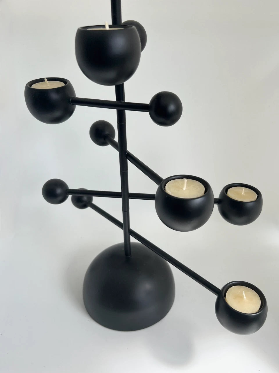 Klong Design Candelabra in Black by Klong – Rhubarb Designs