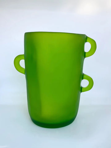 Loopy Vase in Green by Tina Frey